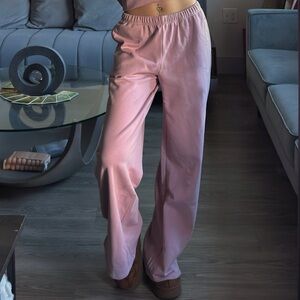 Klassy Network Pink Wide-Leg SweatPants